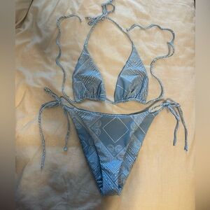 Skatie x Amber Fillerup paisley bikini